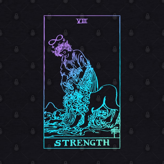 Strength Tarot Card by srojas26